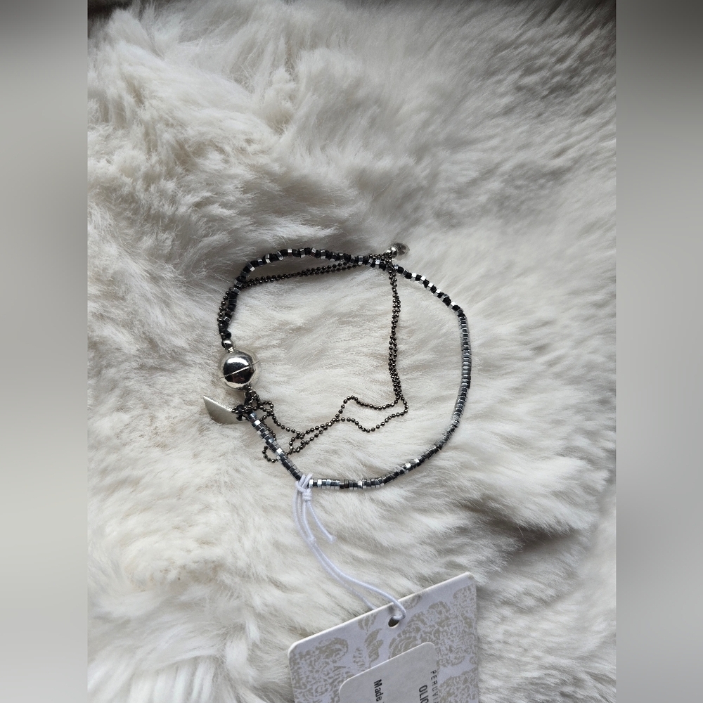 NWT! Serefina × Peruvian Connection, Mixed Media Beaded Layered Bracelet